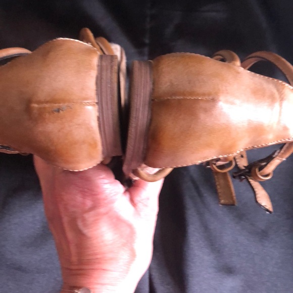 Max Studio Strappy Leather Sandals - Picture 7 of 7